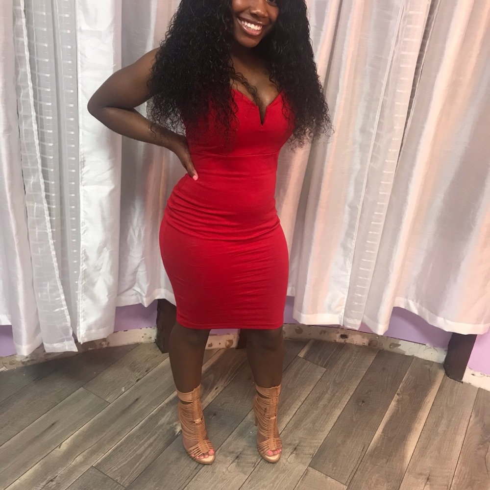 Red dress